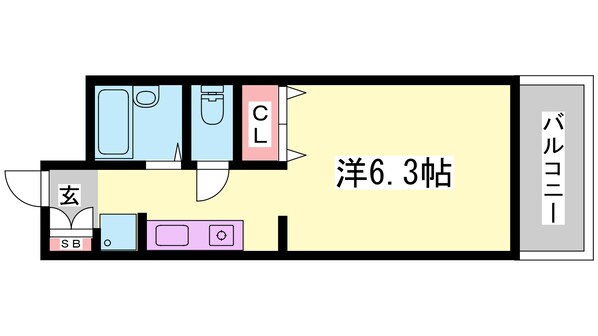 アミスタ花北の物件間取画像